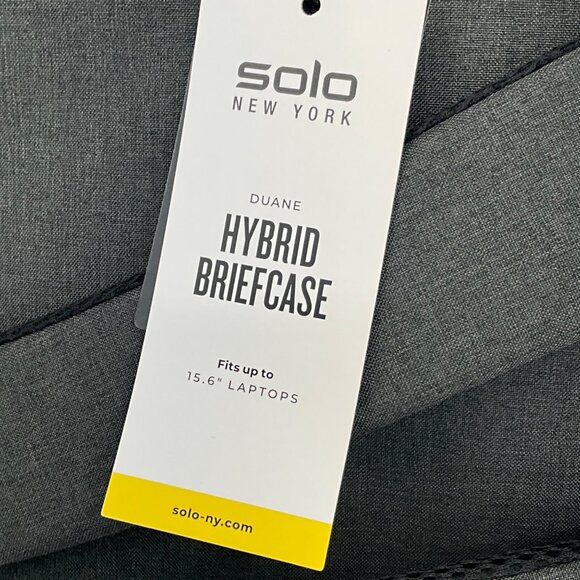 Solo New York Hybrid Briefcase Backpack 15.6" Laptops UBN 310-10 - Picture 4 of 8